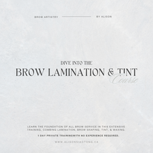 Load image into Gallery viewer, Brow Lamination &amp; Tint Training
