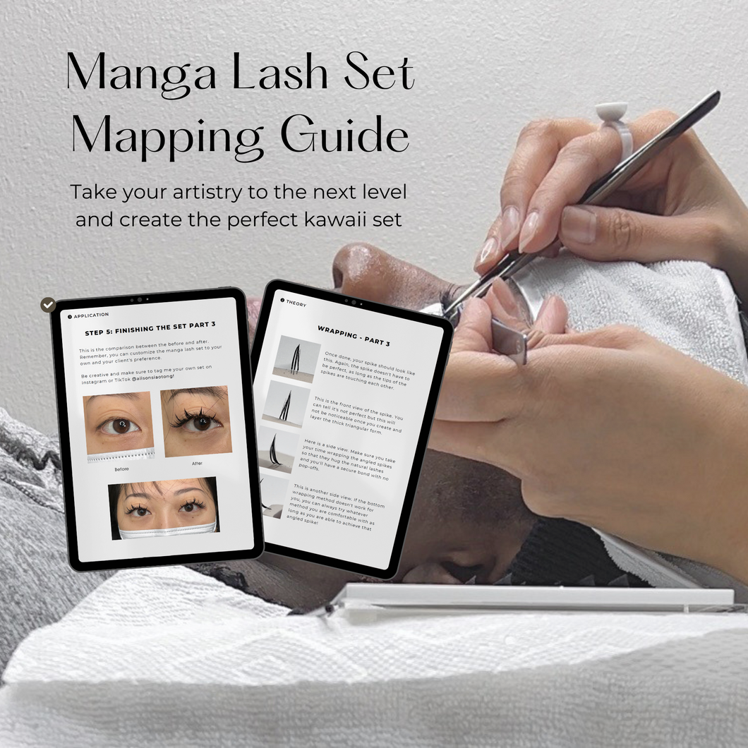 Manga Lash Set Mapping Guide E-Book